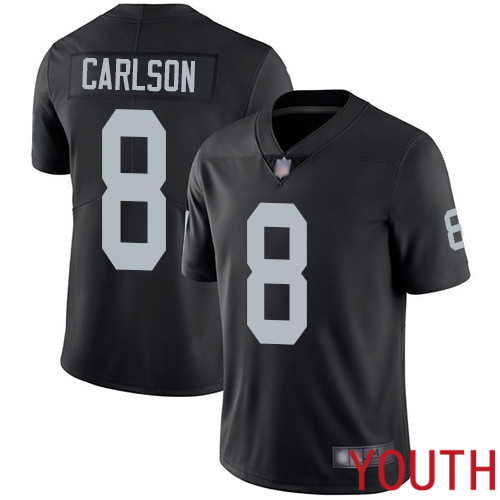 Oakland Raiders Limited Black Youth Daniel Carlson Home Jersey NFL Football #8 Vapor Untouchable Jersey->women nfl jersey->Women Jersey